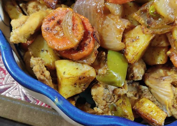 Baked Chicken &amp; veggies