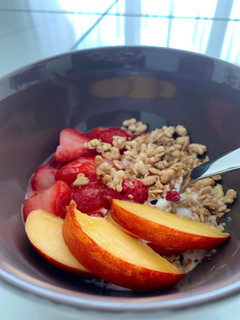 Gyümölcsös reggeli recept fotója