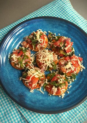 A picture of Monaco Biscuit Chaat.