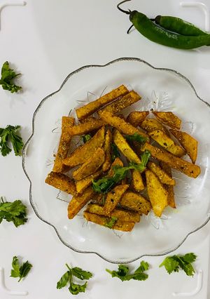 A picture of Fried potatoes.