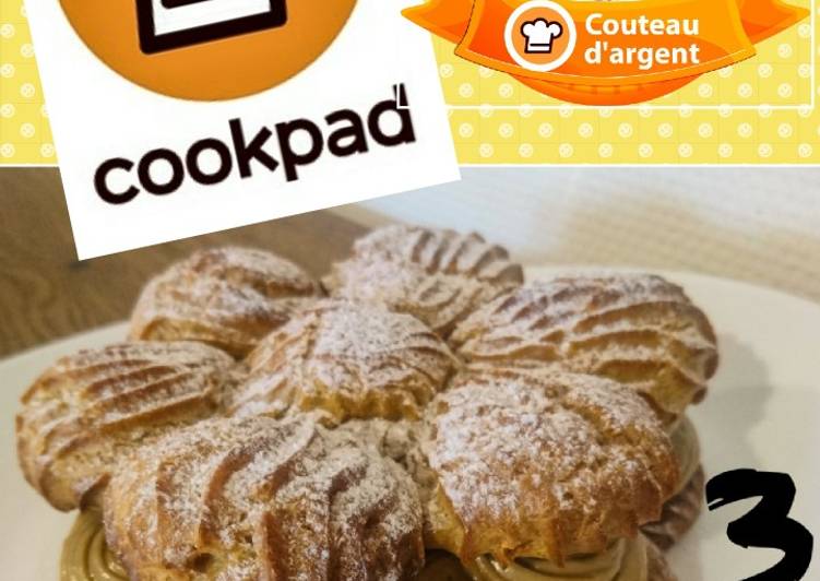 Paris-Brest fleuri spécial anniversaire cookpad 🎉