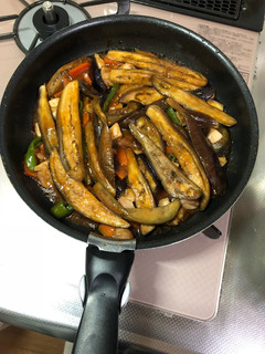 A picture of Mabo Nasu / Eggplant 🍆.