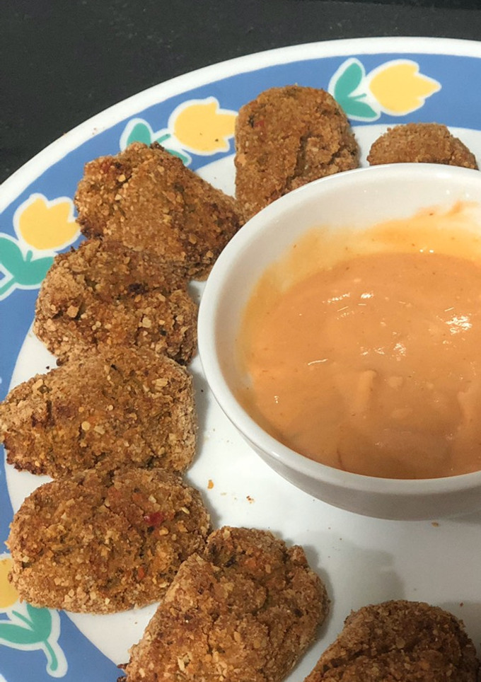 Una foto de Croquetas de brócoli y zanahoria