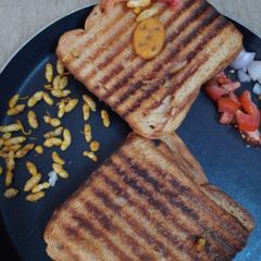 Fatafat Bhel Grill Sandwich A picture of Fatafat Bhel Grill Sandwich.