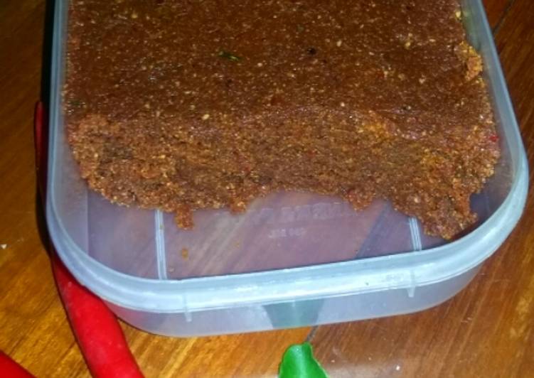 Bagaimana Membuat Sambel pecel kediri yang Lezat