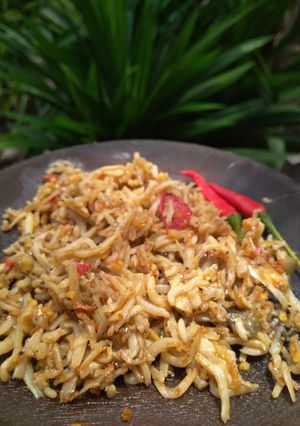 Foto resep Ikan teri medan pedas