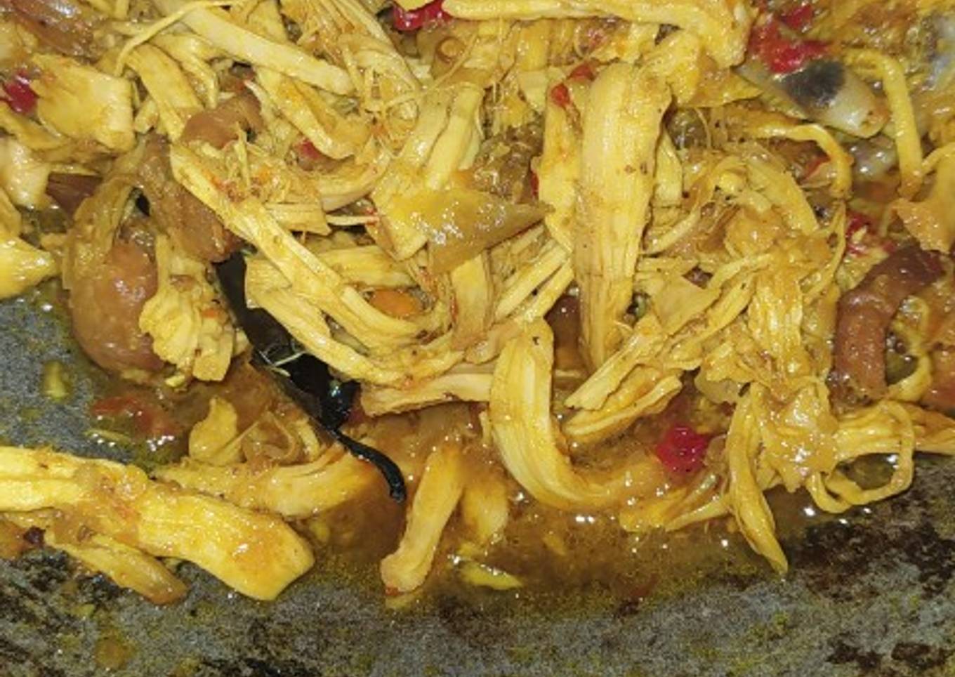 Ayam suwir rica rica