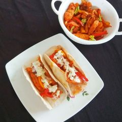 A picture of Chicken Fajitas.