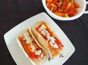 A picture of Chicken Fajitas.