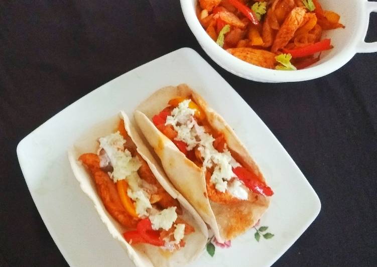 Recipe of Tasty Chicken Fajitas