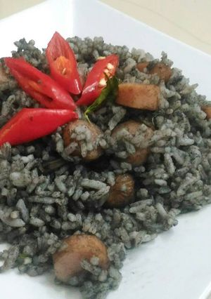 Foto resep Nasi goreng hitam