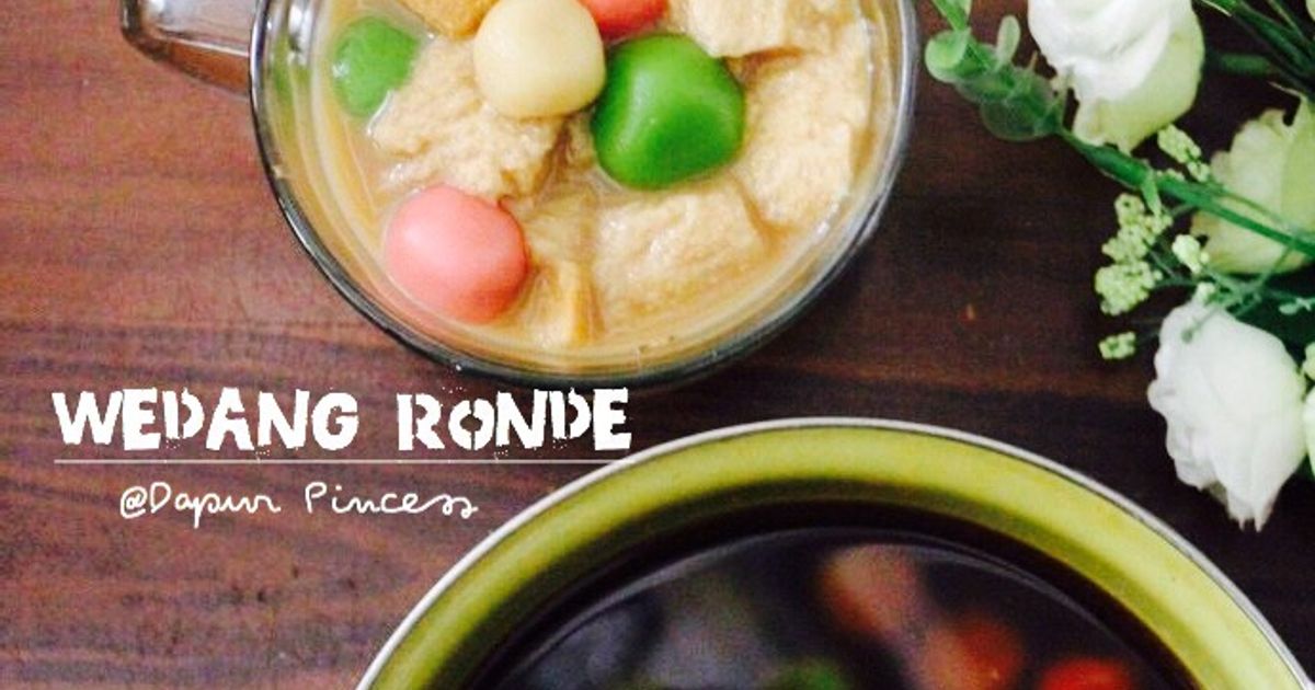 Wedang Ronde Roti Resep Wedang Ronde + Roti Dan Susu oleh Rindaags - Cookpad