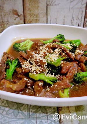 Foto resep Brokoli cah Daging Sapi