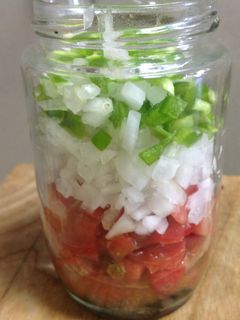 簡單 快速 番茄洋蔥莎莎醬(不辣版) 的食譜成品照片