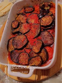 صورة لوصفة صينية مصقعة بالفرن سريعة😋