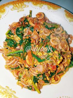 Foto resep Sambal Cumi toge sawi pedas🦑