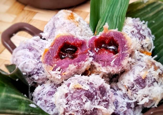 Resep Klepon Ubi Ungu Tepung Tapioka Oleh Fey Pawonmungil Cookpad