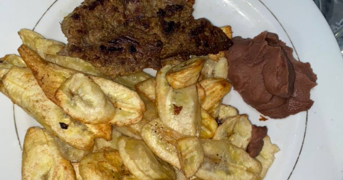 Carne Asada con tajadas Receta de Lizeth Fuentes Cookpad