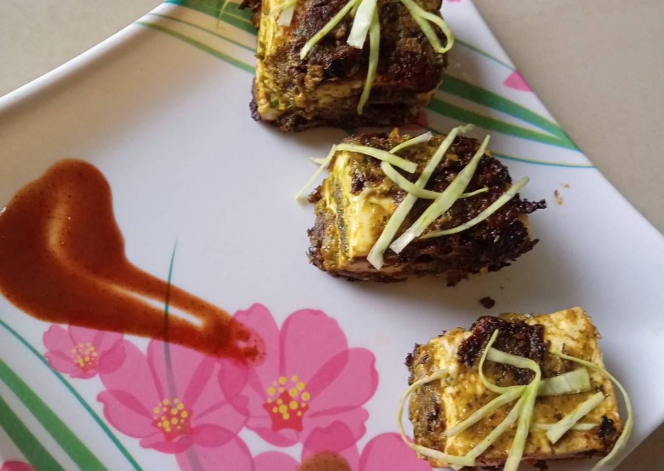 Hariyali paneer tikka