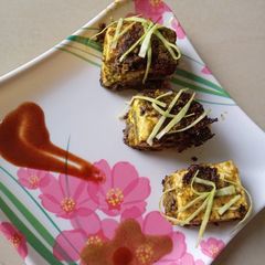 Hariyali paneer tikka A picture of Hariyali paneer tikka.
