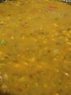 A picture of Maa chole ki daal.