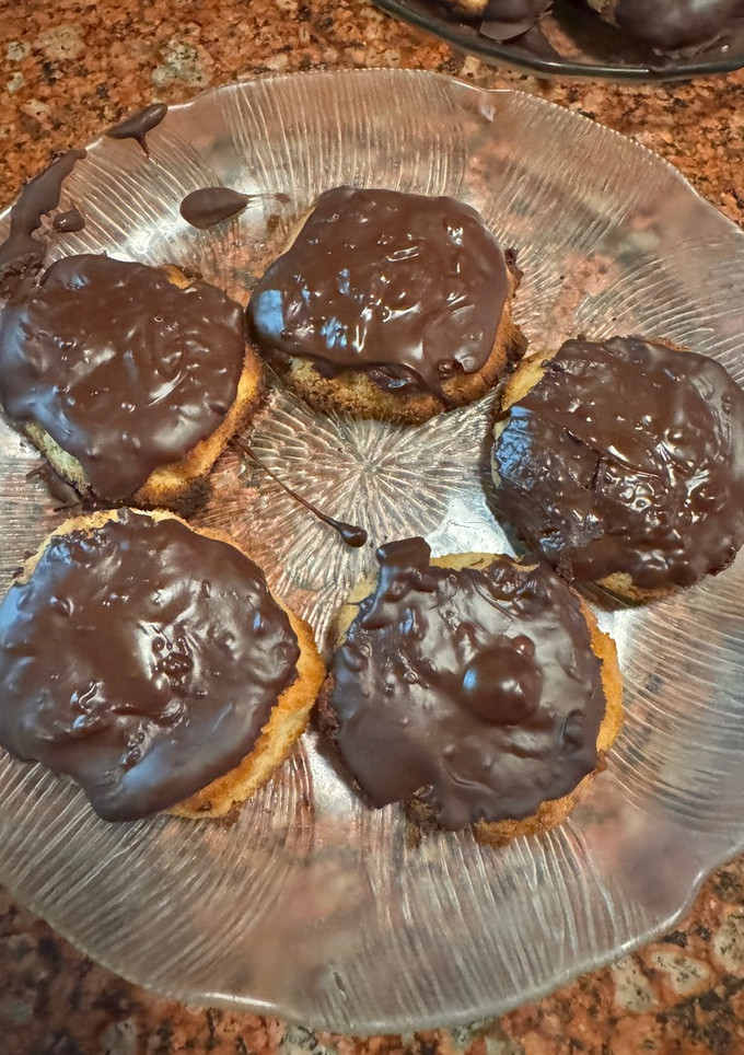 Una foto de COOKIES de PERA y HARINA DE ALMENDRAS sin azúcar agregada (muy fácil y saludable)