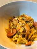Linguine Aglio Olio With Shrimp