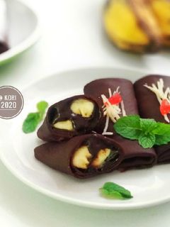 Foto resep Dadar Gulung Coklat Pisang
