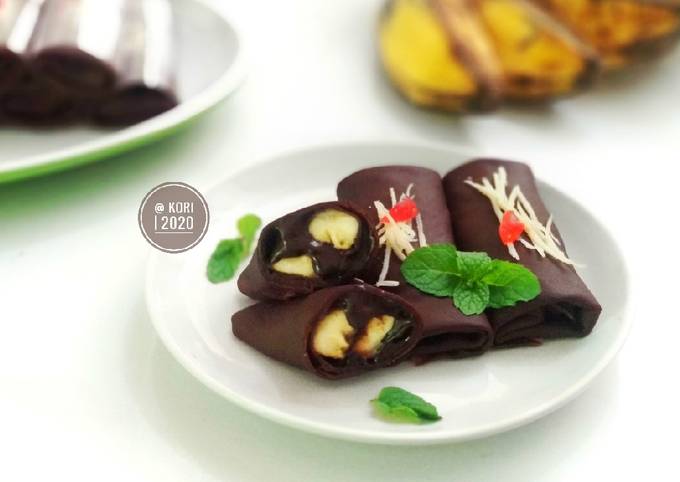 Dadar Gulung Coklat Pisang