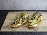 Tostas con verduras