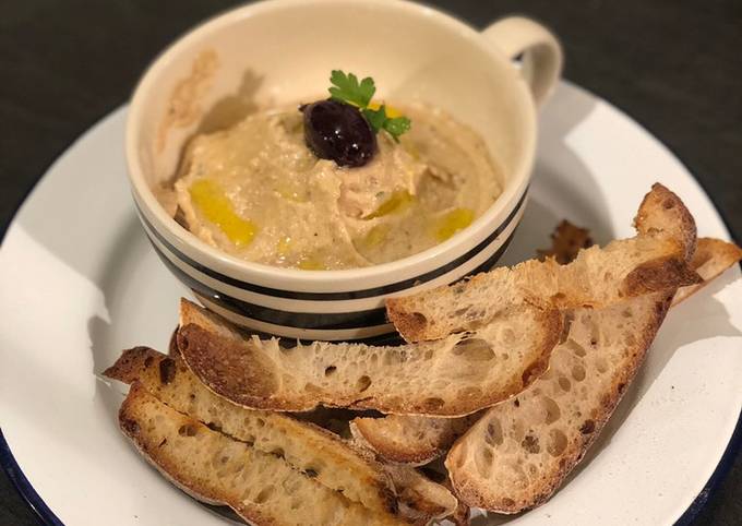 Simple Way to Make Perfect Homemade taramasalata with toasted sourdough
breadsticks