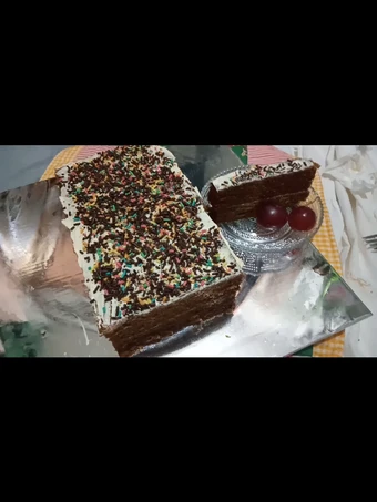 Cara Simple Menyiapkan Resep  BOLU KUKUS COKLAT (KUE ULANG TAHUN SIMPLE) yang Enak Banget, Menggugah Selera