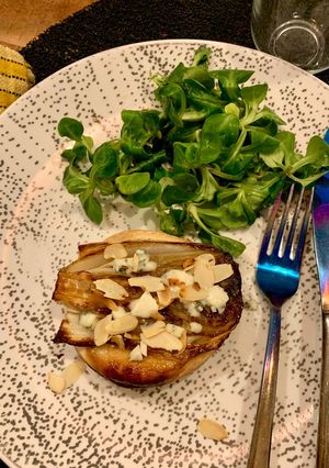 Une photo de ☆Tartelette Tatin d’Endives Sans Gluten ☆