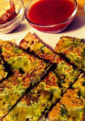 A picture of Mint Leftover Roti Chila.