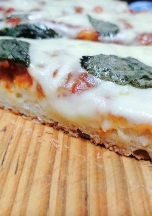 Una foto de Pizza de levadura