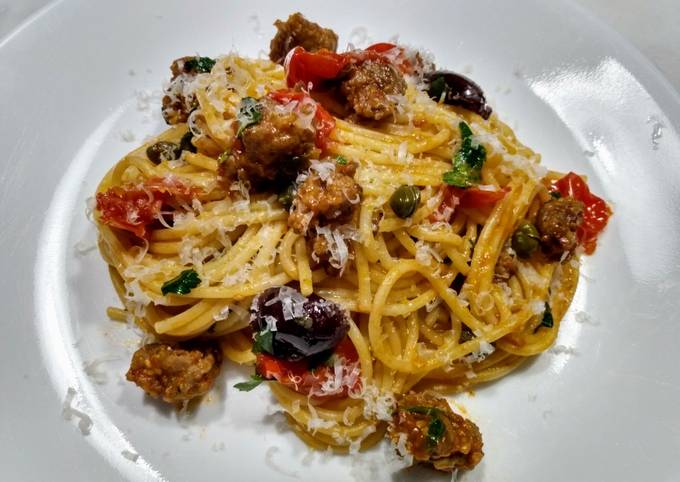 Recipe of Popular Italian sausage pasta for List of Food