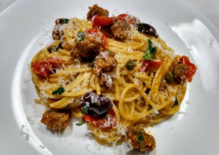 Recipe of Homemade Italian sausage pasta