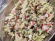 Une photo de feta menthe