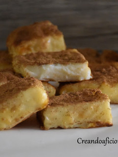 Una foto de Leche frita al horno