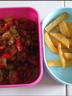 Foto resep Tumis kikil pedas