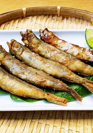 酥炸柳葉魚（竜田炸） 的食譜成品照片