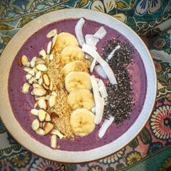 Blueberry Smoothie Bowl A picture of Blueberry Smoothie Bowl.