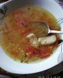 Гороховый суп с картофельными ньокки