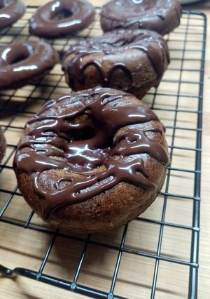 Una foto de "Donuts" sin gluten, ni azúcar... Y saludables
