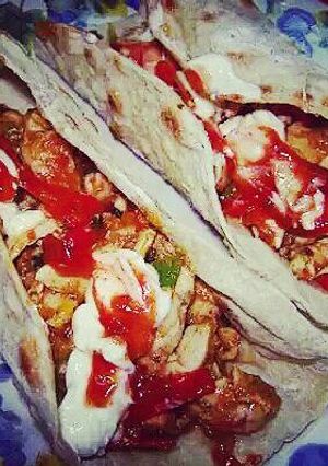 Una foto de Tacos de pollo