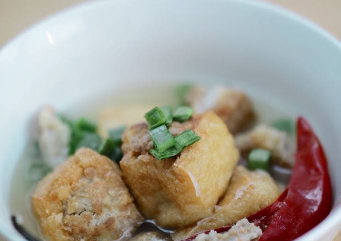 Recipe of Award-winning Hakka Yong Tou Fu (客家釀豆腐）