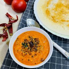 A picture of Onion-Tomato Chutney.