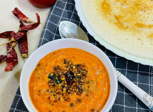 A picture of Onion-Tomato Chutney.
