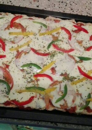 Una foto de Pizza 100% integral multicolor 🍕