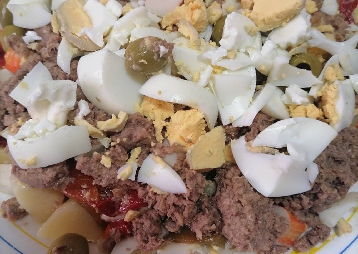 Ensalada campera de patata (Thermomix)